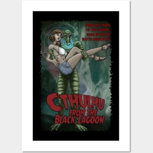 Cthulhu From the Black Lagoon Posters and Art